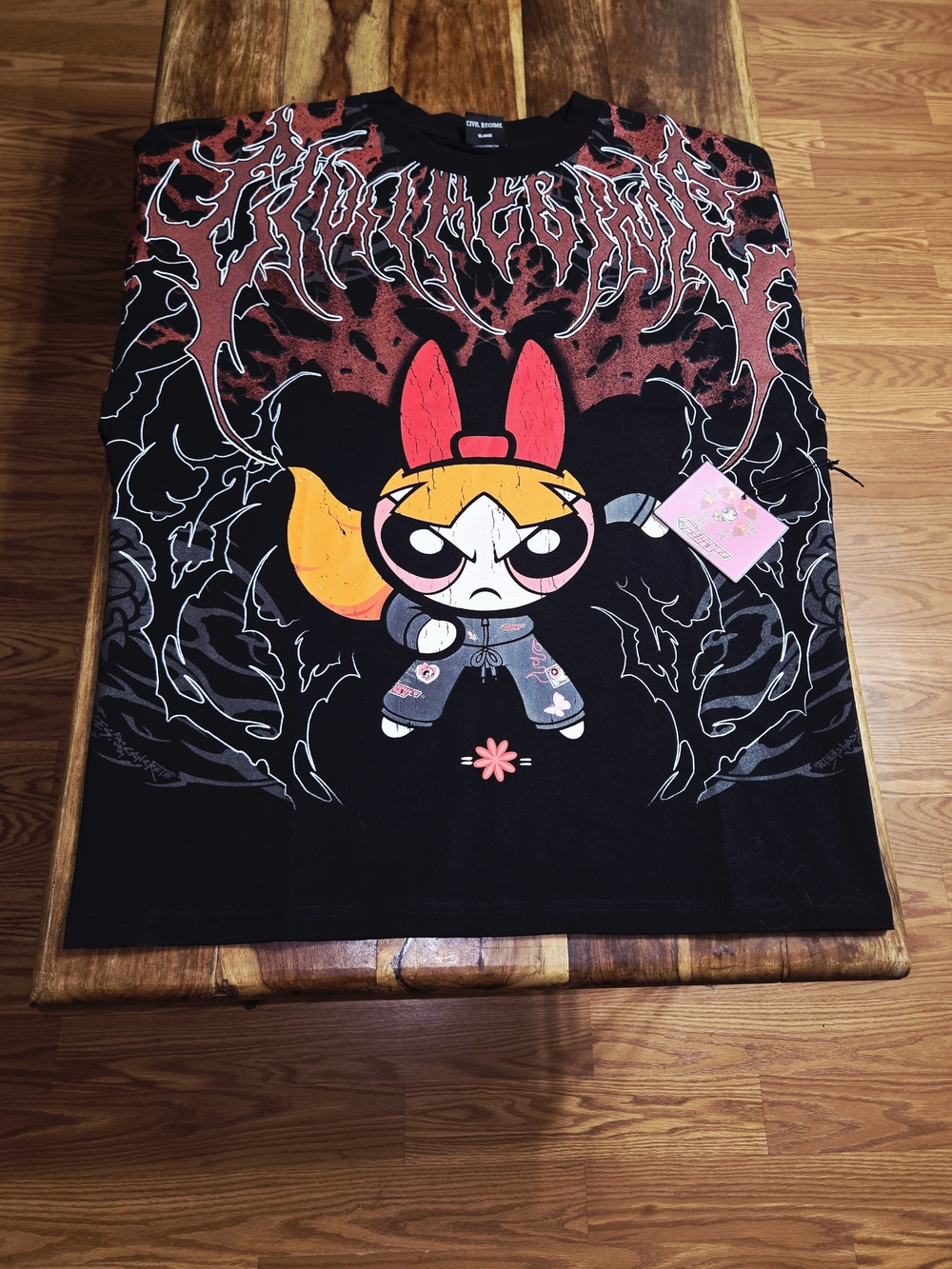 Civil Regime/Powerpuff Girls Collab "Blossoms Thorn Rush" Tee